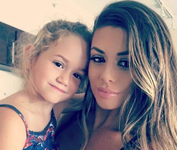 Juli Annee with daughter